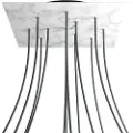 Creative Cables Krovnq4012f105 Xxl Rose-one Square Carrara Marmor Rosesæt