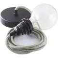 Creative Cables Rd72 Zigzag 50 Cm Hængende Lampe Pendel Til Lampeskærm