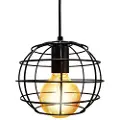 Matel Vintage Pendellampe E27 Rund