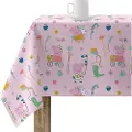 Play Fabrics Peppa Pig Fritid Harpiks Dug Lamineret Berøringsfølsom Pletbestandig 140x 140 Cm