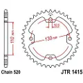 JT Sprockets 520 Jtr1415.36 Steel Bagtandhjul