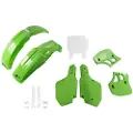 Ufo Kawasaki Kx 250/500 1989-1989 Kakit189f-999 Fork Protectors & Plastikkit