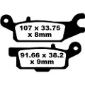 EBC Brakes Fa-tt Series Carbon Fiber Fa445tt Bremseklodser