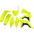 Ufo Honda Crf 250r/450r 2018-2021 With Airbox Covers Hokit123-dflu Fork Protectors & Plastikkit
