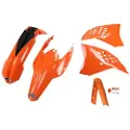 Ufo Ktm Exc/exc-f 2009-2011 Ktkit511f-127 Fork Protectors & Plastikkit