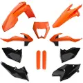 Polisport Off Road Full Ktm Exc/exc-f/xc-w/xc-fw (17-19) Naranja Ktm16/negro 91473 Plastikkit