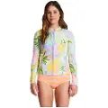 Billabong Peeky 1 Mm Langærmet Rashguard Med Lynlås Til Kvinder