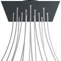 Creative Cables Krovnq4014f111 Xxl Rose-antracit Firkantet Rose Kit