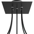 Creative Cables Krovnq205f103 Rose-one Firkantet Mat Sort Rose Kit