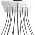Creative Cables Krovnq4014f105 Xxl Rose-one Square Carrara Marmor Rose Sæt