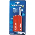 Witte Combit-box Tin Skruetrækker Med Bits 17 Stykker