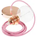 Creative Cables Rz08 Zigzag Diy 2 M Hængende Lampe Pendel Til Lampeskærm