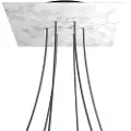 Creative Cables Krovnq406f105 Xxl Rose-one Square Carrara Marmor Rose Sæt