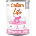 Calibra Life Can Puppy And Junior Kylling Og Ris 6x400g Hundefoder