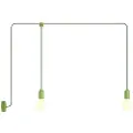 Creative Cables Med Bulb F-snake Eiva Ip65 Udendørslampe Med 2 Lyskilder Og Roset