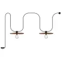 Creative Cables Med Bulb Eiva Ip65 Eiva Ip65 Bærbar Udendørs Guirlande Med 2 Skærme-
