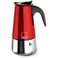 Ibili Moca Rosso Kaffemaskine 10 Kopper