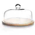 Ibili 30 Cm Glasplade Med Træbund