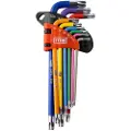 Stein Set With Hole 9 Pieces Long Torx-nøgle