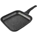 Supreme Fast Håndtag I Glat Sten Til Grill 24 Cm