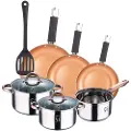 San Ignacio Rustfrit Stål Batteri Mere Sæt Pander Og Hulske 16/18/20 Cm 18/22/26 Cm 5 Stykker