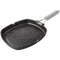 Supreme Stengrill Sammenklappeligt Håndtag Glat 20 Cm