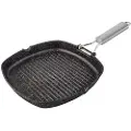 Supreme Foldbart Stribet Stegegreb I Sten 20 Cm