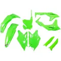 Ufo Kawasaki Kxf 250 2018-2020 Kakit225f-aflu Fork Protectors & Plastikkit