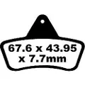 EBC Fa-tt Series Carbon Fiber Offroad Fa271tt Bremseklodser