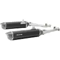 Remus Black Hawk Right Stainless Steel K 1600 Gt 17/k 1600 Gtl 118 Kw 2t16 Euro 4 17 Homologeret Slip On Lyddæmper