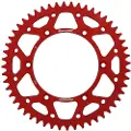 Supersprox Aluminium 52d Ral1512x52red Bagtandhjul