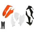 Ufo Ktm Exc/exc-f 2017-2019 Ktkit518f-999w Fork Protectors & Plastikkit