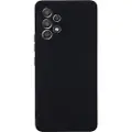 Mtp Products Samsung Galaxy A33 5G Liquid Silikone Cover med Strop - Sort