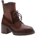 Hispanitas Hispanitastil kvinder. HI254281 Zurich Rock Læder Ankelstøvler brun (39), 5-8 cm, Lynlås, Casual