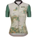 Santini Marble Slim Fit Kortærmet Trøje