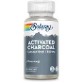 Solaray Activated Charcoal Kapsler Kokosnød 90 Enheder