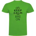 Kruskis Keep Calm And Bike On T-shirt Med Korte ærmer