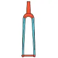 RideWrap Road & Gravel Fork Rammesikringsklistermærker