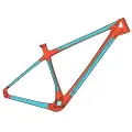 RideWrap Hardtail Mtb Rammesikringsklistermærker
