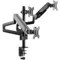Gembird Monitor Arm - Adjustable arm 3-display 17"-27"