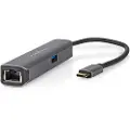 Nedis Guld Ccbw64220at02 4-i-1 Multiport Usb-adapter Usb 3.2 Gen 1 Usb-c M-rj45 H/hdmi/usb-a H/usb-c H 5 Gbps Belagt 0.2 M