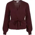 Vila Viava Med Bælte Strikket Cardigan