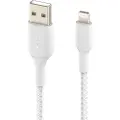 Belkin Lightning To Usb-a Cable Braided 2m. Hvid