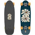 Long Island Longboards Flowers 28.5"X8.5" Skateboard mønster