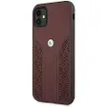 BMW Bmhcn61rsppr Iphone 11xr 6.1 Leather Curve Perforate Telefon Etui