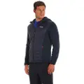 Slam Active Hood Hybrid Fleecejakke Med Fuld Lynlås