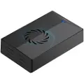 24hShop Fideco harddiskkabinet med blæser og USB 3.0 til 2,5"/3,5" SATA-drev
