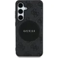 GUESS Samsung Galaxy S25+ Guess 4G Round Patch Classic Logo Cover - MagSafe-kompatibel - Sort