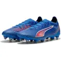 Puma ULTRA 6 MATCH MxSG Football Boots Unisex, Shoes, Ultra Blue/White/Glowing Red, 40.5