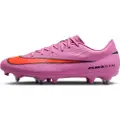 Nike Mercurial Vapor 16 Academy Low Top-fodboldstøvler til vådt græs - Pink
